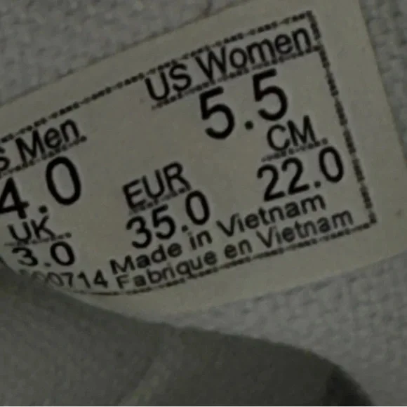 Vans Purple and White Women's Sneakers - Picture 3 of 5